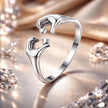 S925 Oxidized Silver 0.17cm Ring - Rings - Custom Crafting Alliance, LLC
