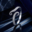 S925 Sterling Silver 0.2cm Platinum Plated Ring - Rings - Custom Crafting Alliance, LLC