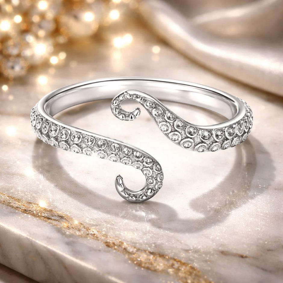 S925 Sterling Silver 0.2cm Platinum Plated Ring - Rings - Custom Crafting Alliance, LLC