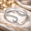 S925 Sterling Silver 0.2cm Platinum Plated Ring - Rings - Custom Crafting Alliance, LLC