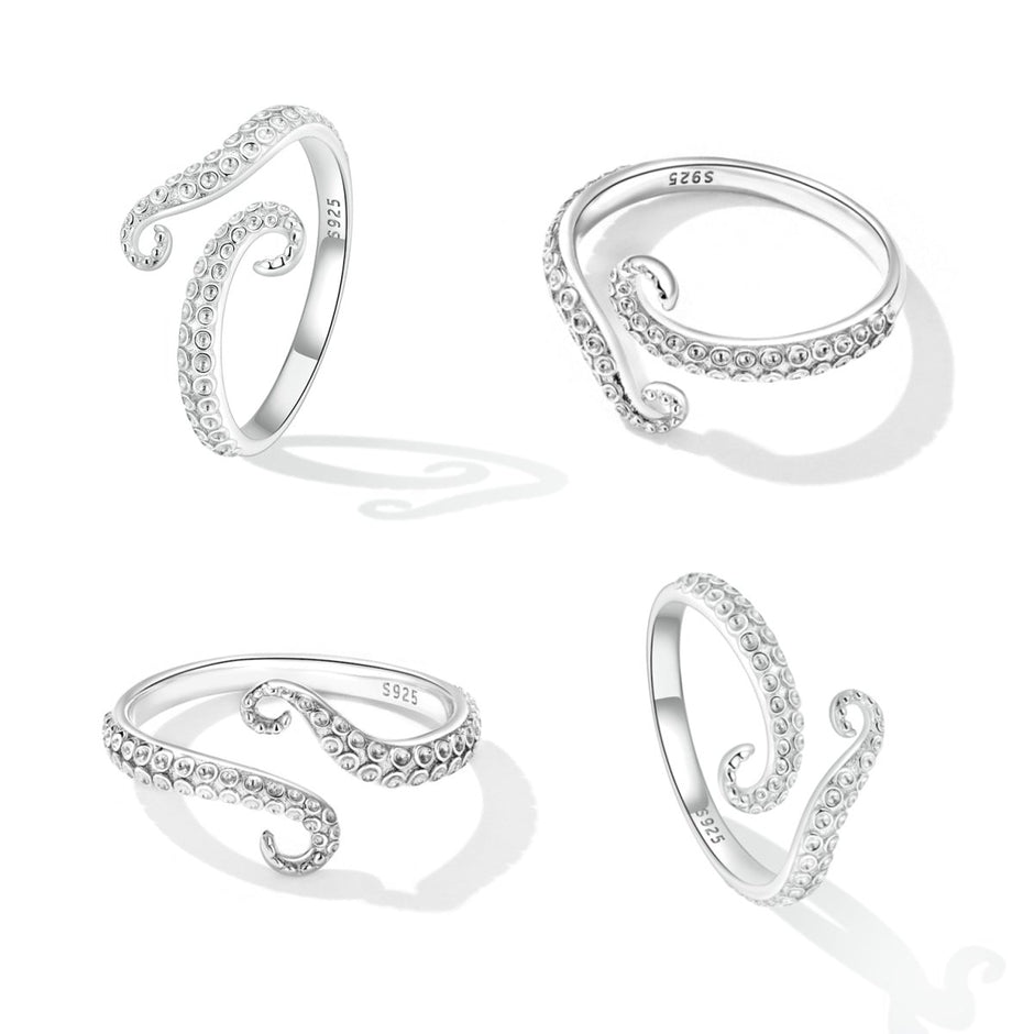 S925 Sterling Silver 0.2cm Platinum Plated Ring - Rings - Custom Crafting Alliance, LLC