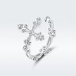 S925 Sterling Silver 0.4cm Width Pavé Setting CZ Ring - Rings - Custom Crafting Alliance, LLC