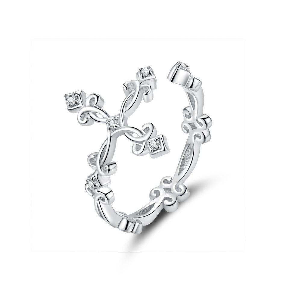S925 Sterling Silver 0.4cm Width Pavé Setting CZ Ring - Rings - Custom Crafting Alliance, LLC
