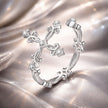 S925 Sterling Silver 0.4cm Width Pavé Setting CZ Ring - Rings - Custom Crafting Alliance, LLC