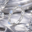 S925 Sterling Silver 4mm Plated Platinum Ring for Women Size 6.0 - Rings - Custom Crafting Alliance, LLC