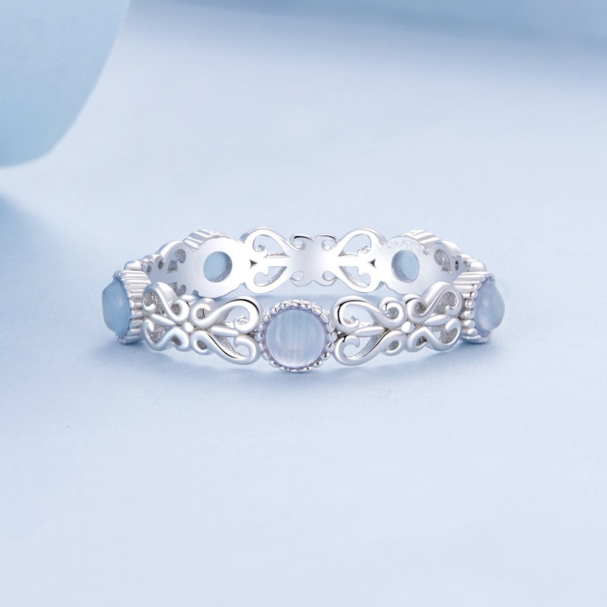 S925 Sterling Silver 4mm Plated Platinum Ring for Women Size 6.0 - Rings - Custom Crafting Alliance, LLC