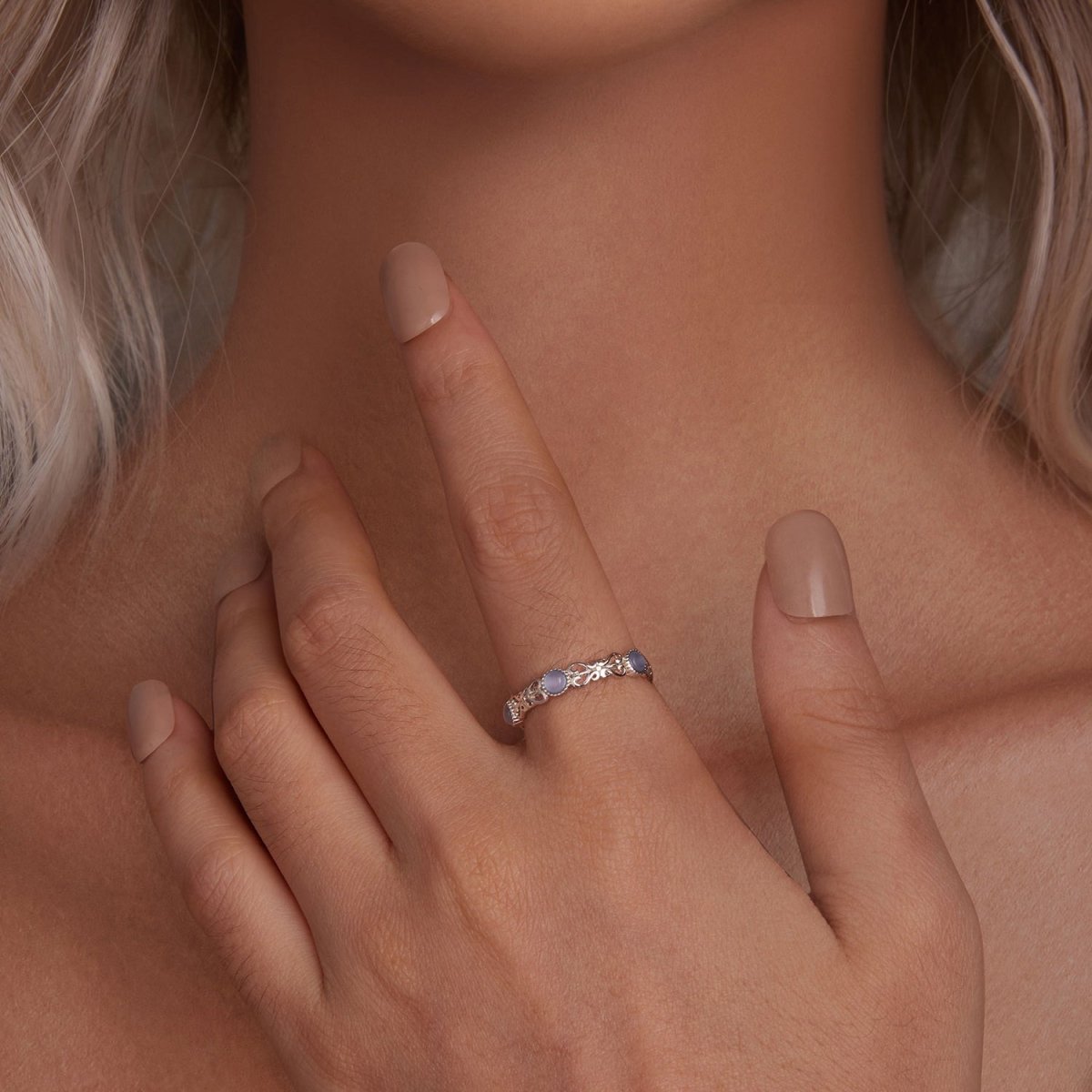 S925 Sterling Silver 4mm Plated Platinum Ring for Women Size 6.0 - Rings - Custom Crafting Alliance, LLC