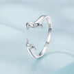 S925 Sterling Silver Oxidized Ring for Men - Rings - Custom Crafting Alliance, LLC