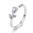 S925 Sterling Silver Plated Platinum Ring for Women - Rings - Custom Crafting Alliance, LLC