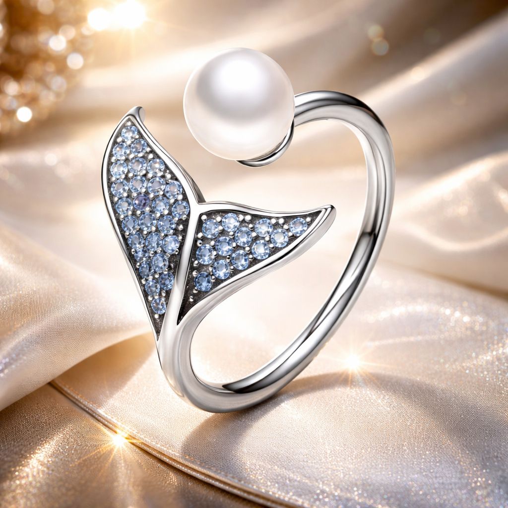 S925 Sterling Silver Ring with Unique Design - Rings - Custom Crafting Alliance, LLC