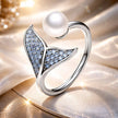 S925 Sterling Silver Ring with Unique Design - Rings - Custom Crafting Alliance, LLC