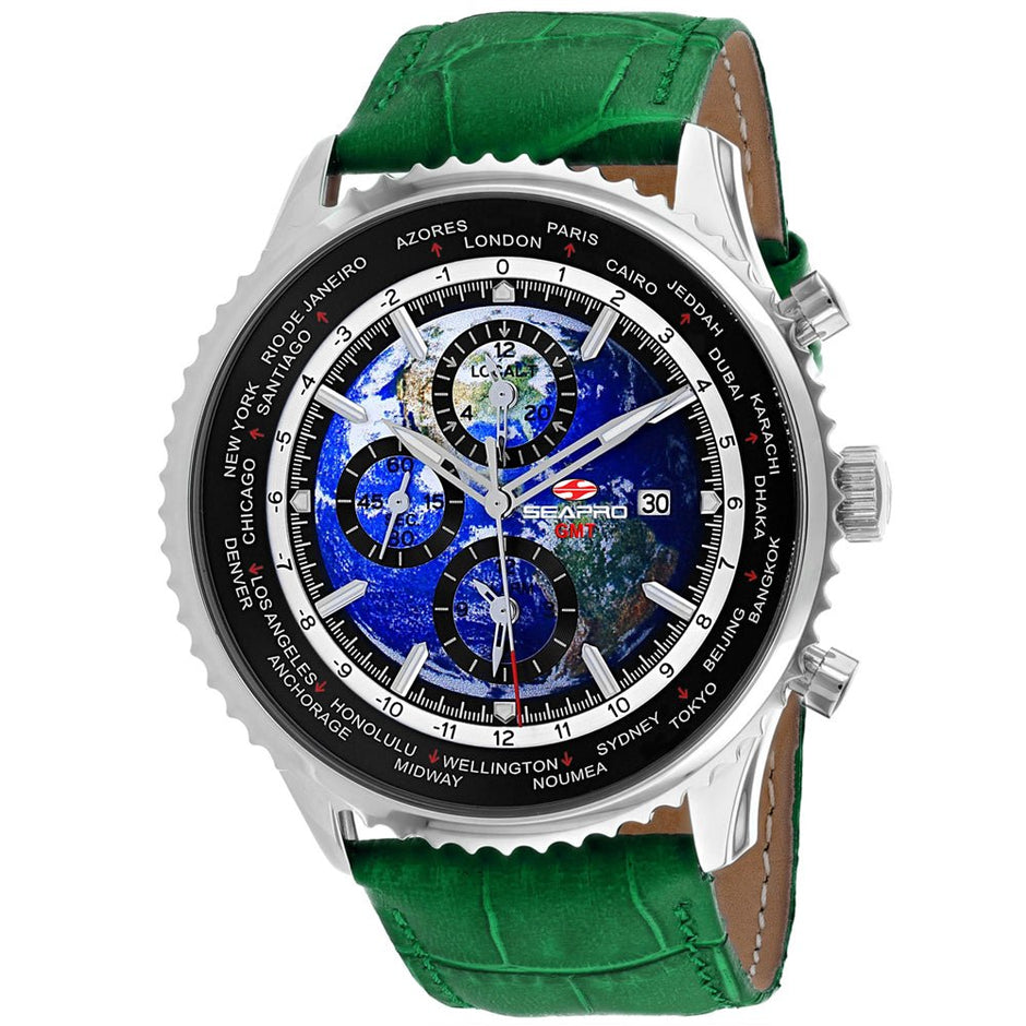 Seapro Men's Meridian World Timer GMT - Watches - Custom Crafting Alliance, LLC