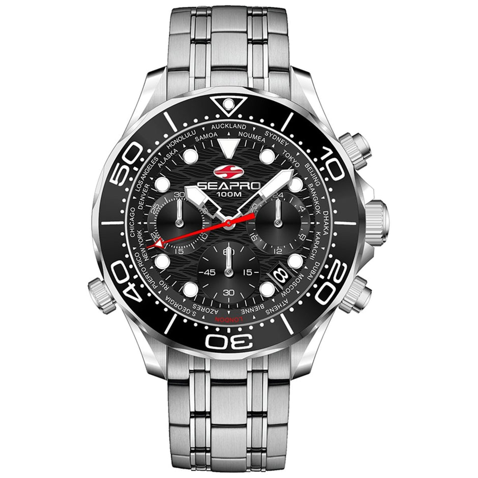 Seapro Men's Mondial Timer - Watches - Custom Crafting Alliance, LLC