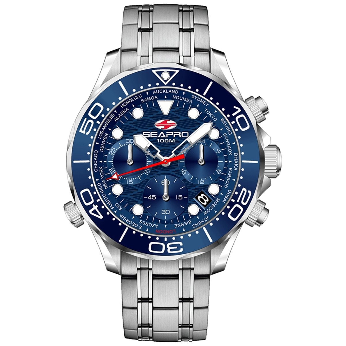 Seapro Men's Mondial Timer - Watches - Custom Crafting Alliance, LLC