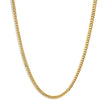 Semi-Solid 14K Yellow Gold 6.1mm Classic Miami Cuban Chain Necklace - 22 Inches - Necklaces - Custom Crafting Alliance, LLC