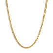 Semi-Solid 14K Yellow Gold 6.1mm Classic Miami Cuban Chain Necklace - 22 Inches - Necklaces - Custom Crafting Alliance, LLC