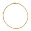 Semi-Solid 14K Yellow Gold 6.1mm Classic Miami Cuban Chain Necklace - 22 Inches - Necklaces - Custom Crafting Alliance, LLC