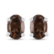 3.14 Carat Genuine Smoky Quartz .925 Sterling Silver Jewelry Set