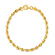 Silk Rope Chain Bracelet in 14k Yellow Gold (4.30 mm) - Bracelets - Custom Crafting Alliance, LLC