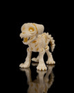 Skeletal Pooch – 3D - Printed Articulated Dog Skeleton Figurine - Figurines - Custom Crafting Alliance, LLC
