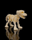 Skeletal Pooch – 3D - Printed Articulated Dog Skeleton Figurine - Figurines - Custom Crafting Alliance, LLC