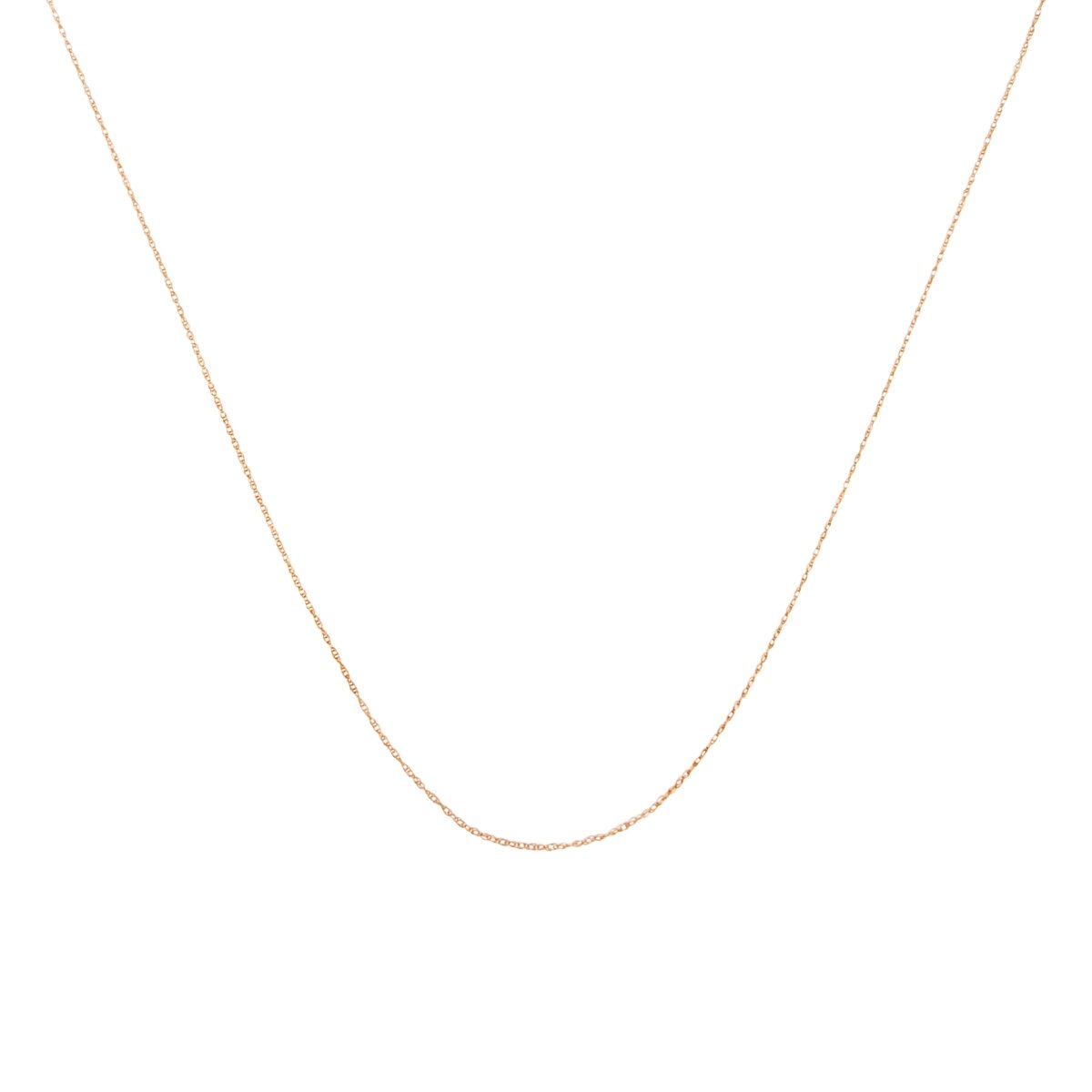 Solid 10K Yellow Gold 0.5mm Slim and Dainty Unisex 18