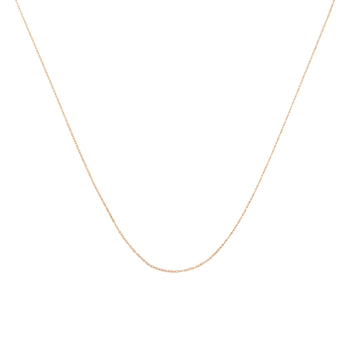 Solid 10K Yellow Gold 0.5mm Slim and Dainty Unisex 18