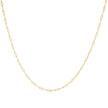 Solid 14K Yellow Gold 2.5mm Paperclip Chain Necklace Unisex 18