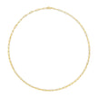 Solid 14K Yellow Gold 2.5mm Paperclip Chain Necklace Unisex 18