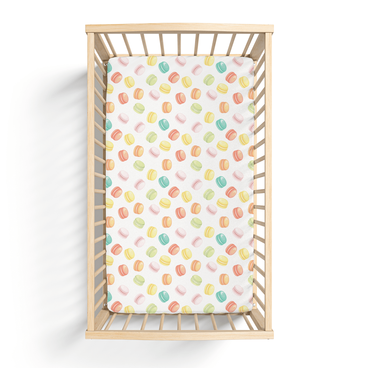 Sweet Macarons 3 - Piece Bundle Set - Crib Sheet - Custom Crafting Alliance, LLC