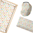 Sweet Macarons 3 - Piece Bundle Set - Crib Sheet - Custom Crafting Alliance, LLC