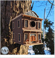 The Saloon Birdhouse – Western - Style Bird House with Old West Charm for Garden or Porch - Bird House - Custom Crafting Alliance, LLC