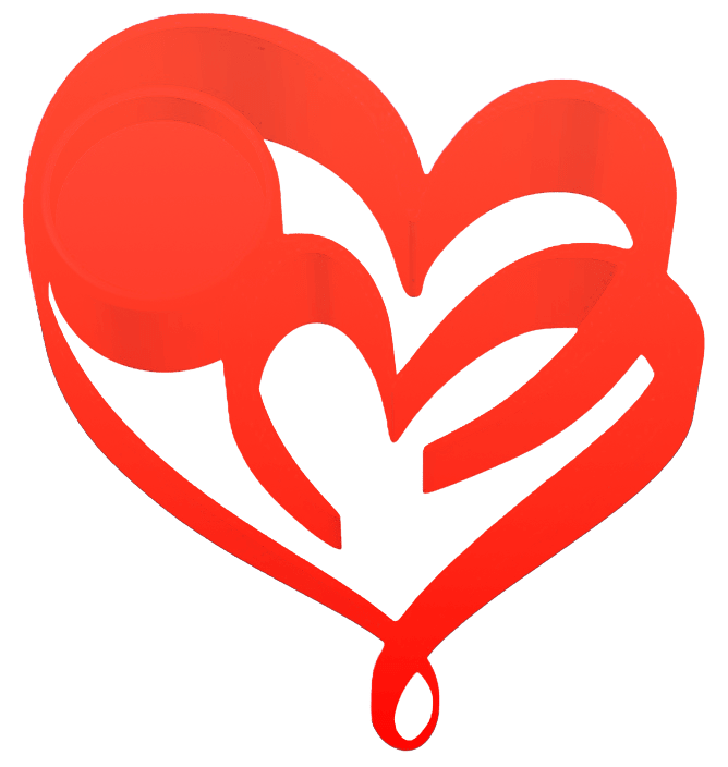 Two Hearts, One Glow Candle Holder - Custom Made to Order in Red and 12 Other Colors - Candle Holder - Custom Crafting Alliance, LLC