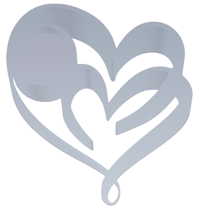 Two Hearts, One Glow Candle Holder - Custom Made to Order in Red and 12 Other Colors - Candle Holder - Custom Crafting Alliance, LLC