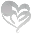 Two Hearts, One Glow Candle Holder - Custom Made to Order in Red and 12 Other Colors - Candle Holder - Custom Crafting Alliance, LLC