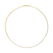 Unisex Solid 14K Yellow Gold 2.8mm Imperial Herringbone Chain Necklace - 18