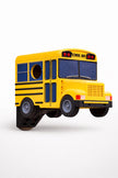 School Bus Birdhouse, 3D Printed Outdoor Bird House, Backyard Garden Decor