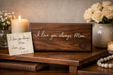 Custom Handwriting Memorial Plaque, Engraved Handwritten Message, Personalized In Loving Memory Gift
