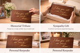 Custom Handwriting Memorial Plaque, Engraved Handwritten Message, Personalized In Loving Memory Gift