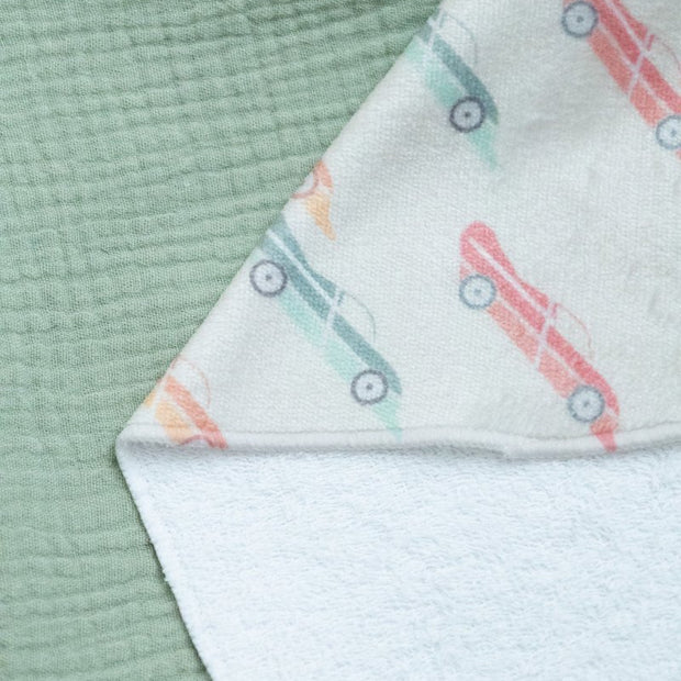 Zoomies Race Car Hooded Baby Towel - Hooded Towels - Custom Crafting Alliance, LLC