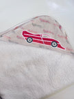 Zoomies Race Car Hooded Baby Towel - Hooded Towels - Custom Crafting Alliance, LLC